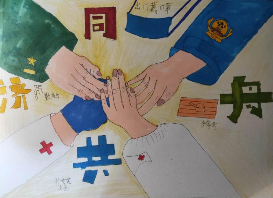 “疫情當前，孩子們有‘畫’說”作品展播（三十八）