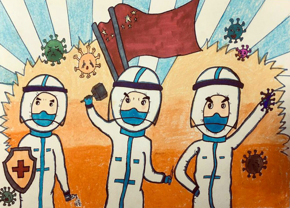 “疫情當前，孩子們有‘畫’說”作品展播（三十九）