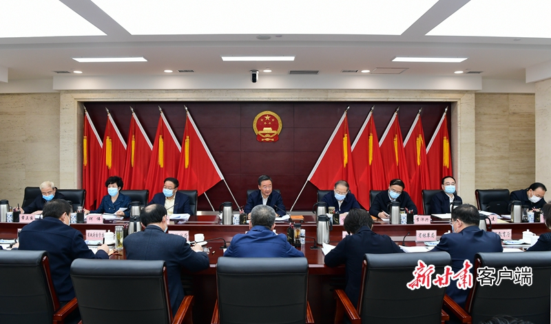 唐仁健主持召開(kāi)省政府黨組（擴(kuò)大）會(huì)議：傳達(dá)學(xué)習(xí)習(xí)近平總書(shū)記重要講話(huà)精神等 安排部署貫徹落實(shí)工作