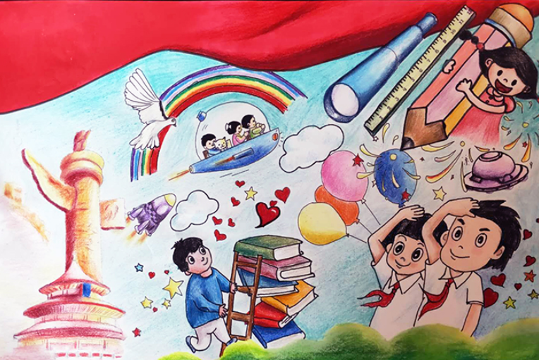 蘭州市第三屆青少年社會(huì)主義核心價(jià)值觀主題動(dòng)漫設(shè)計(jì)作品征集評選展示（漫畫插畫 九）