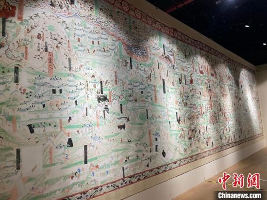 圖為展覽現(xiàn)場。　江楊燁 攝