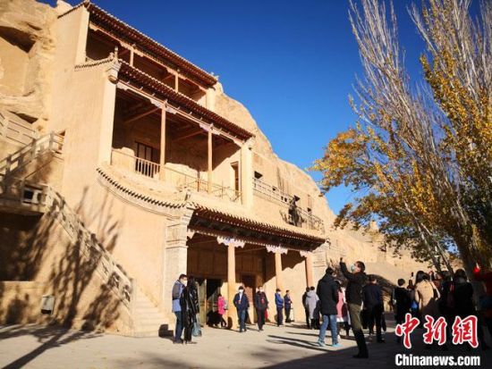 圖為敦煌莫高窟藏經(jīng)洞。(資料圖) 馮志軍 攝