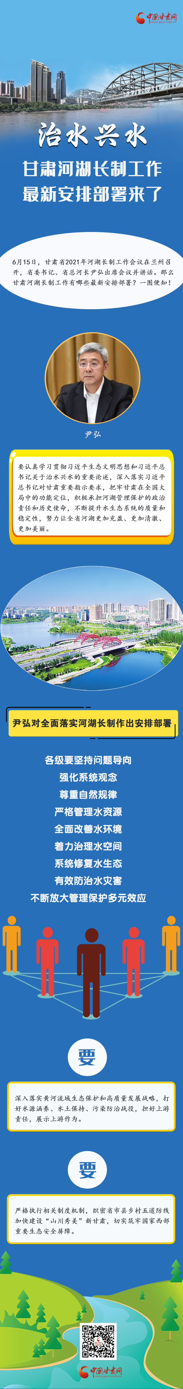 圖解|速看！甘肅河湖長制工作最新安排部署來了