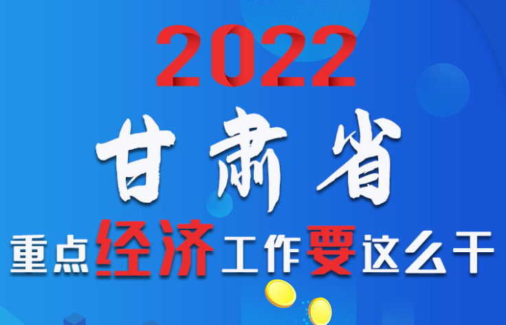 【甘快看·圖解】速覽！2022甘肅省重點(diǎn)經(jīng)濟(jì)工作要這么干！