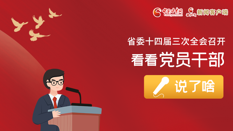 圖解|事關(guān)甘肅省委十四屆三次全會，黨員干部這么說！