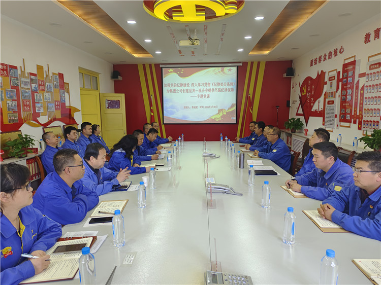酒鋼集團(tuán)公司紀(jì)委主要負(fù)責(zé)同志到聯(lián)系的基層黨支部講授黨紀(jì)學(xué)習(xí)教育專題黨課.jpg