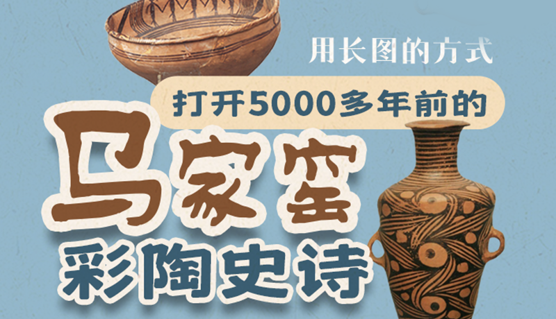 用長圖的方式，打開5000多年前的馬家窯彩陶史詩