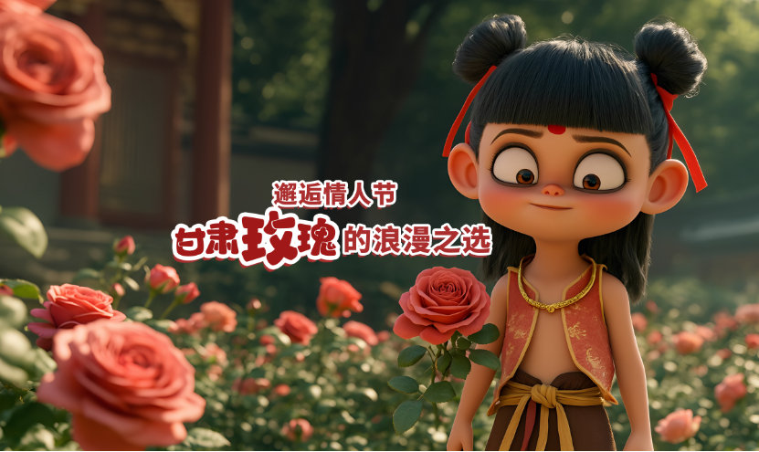 AI視頻 | 邂逅情人節(jié)，甘肅玫瑰的浪漫之選